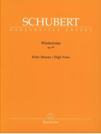Franz Schubert: Winterreise Op. 89 D 911 - High Voice (noty na klavír, zpěv)