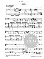 Franz Schubert: Winterreise Op. 89 D 911 - Low Voice (noty na klavír, zpěv)
