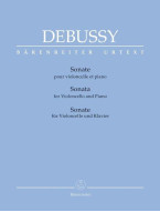 Claude Debussy: Sonata (noty na violoncello, klavír)