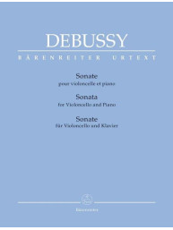 Claude Debussy: Sonata (noty na violoncello, klavír)
