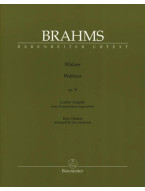 Johannes Brahms: Waltzes Op.39 - Easy Edition (noty na klavír)