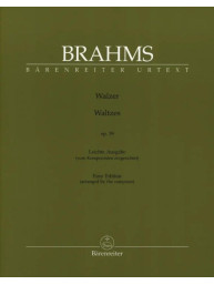 Johannes Brahms: Waltzes Op.39 - Easy Edition (noty na klavír)