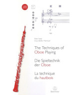 Claus-Steffen Mahnkopf: The Techniques of Oboe Playing (noty na hoboj)(+audio)