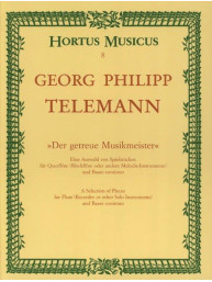 Georg Philipp Telemann: Der getreue Musikmeister (noty na příčnou flétnu, basso continuo)