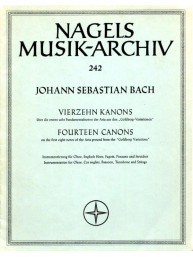 J.S. Bach: 14 Canons (noty, partitura, party)