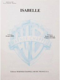 Jacques Brel: Isabelle (noty na klavír, zpěv)