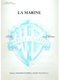 Georges Brassens: La Marine (noty na klavír, zpěv)