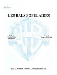Michel Sardou: Les bals populaires (noty na klavír, zpěv)