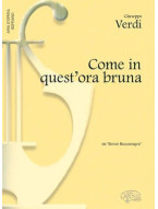 Giuseppe Verdi: Come in quest'ora bruna, da Simon Boccanegra (noty na klavír, zpěv, soprán)