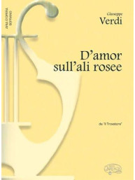 Giuseppe Verdi: D'amor sull'ali rosee, da Il Trovatore (noty na klavír, zpěv, soprán)