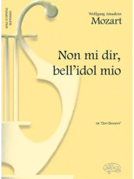 W.A. Mozart: Non mi dir, bell'idol mio, da Don Giovanni (noty na klavír, zpěv, soprán)