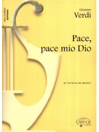 Giuseppe Verdi: Pace, pace mio Dio, da La Forza del Destino (noty na klavír, zpěv, soprán)