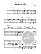 Giuseppe Verdi: Pace, pace mio Dio, da La Forza del Destino (noty na klavír, zpěv, soprán)
