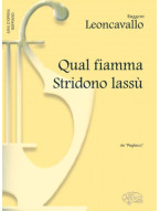 Ruggero Leoncavallo: Qual fiamma Stridono lassu, da Pagliacci (noty na klavír, zpěv, soprán)
