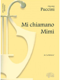 Giacomo Puccini: Mi chiamano Mimi, da La Boheme (noty na klavír, zpěv, soprán)