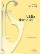 Giacomo Puccini: Addio, fiorito asil!, da Madame Butterfly (noty na klavír, zpěv, tenor)
