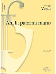 Giuseppe Verdi: Ah, la paterna mano, da Macbeth (noty na klavír, zpěv, tenor)