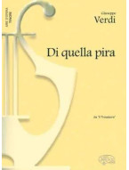 Giuseppe Verdi: Di quella pira, da Il Trovatore (noty na klavír, zpěv, tenor)