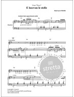 Giacomo Puccini: E lucevan le stelle, da Tosca (noty na klavír, zpěv, tenor)