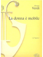 Giuseppe Verdi: La Donna é Mobile, da Rigoletto (noty na klavír, zpěv, tenor)