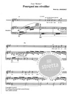 Jules Massenet: Pourquoi me réveiller, da Werther (noty na klavír, zpěv, tenor)