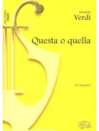 Giuseppe Verdi: Questa o quella, da Rigoletto (noty na klavír, zpěv, tenor)
