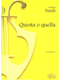 Giuseppe Verdi: Questa o quella, da Rigoletto (noty na klavír, zpěv, tenor)