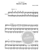 Giuseppe Verdi: Questa o quella, da Rigoletto (noty na klavír, zpěv, tenor)