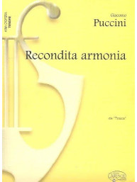 Giacomo Puccini: Recondita Armonia, da Tosca (noty na klavír, zpěv, tenor)