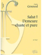 Charles Gounod: Salut! Demeure chaste et pure, da Faust (noty na klavír, zpěv, tenor)