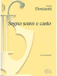 Gaetano Donizetti: Sogno Soave e Casto, da Don Pasquale (noty na klavír, zpěv, tenor)