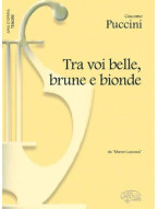 Giacomo Puccini: Tra voi, belle, brune e bionde, da Manon Lescaut (noty na klavír, zpěv, tenor)