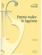 Giuseppe Verdi: Parmi veder le lagrime, da Rigoletto (noty na klavír, zpěv, tenor)