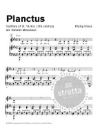 Philip Glass: Planctus (noty na klavír, zpěv)