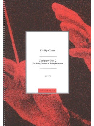 Philip Glass: String Quartet No 2 'Company'  (noty pro smyčcový kvartet, partitura)