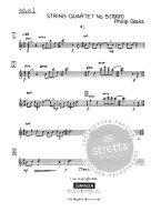 Philip Glass: String Quartet No.5 (noty pro smyčcový kvartet, party)