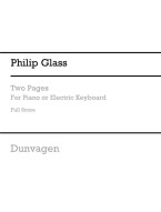 Philip Glass: Two Pages (noty na klavír)
