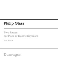 Philip Glass: Two Pages (noty na klavír)