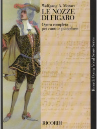 W.A. Mozart: Le nozze di Figaro - IT (noty na klavír, zpěv)