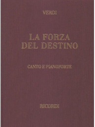 Giuseppe Verdi: La forza del destino - IT, Hardcover (noty na klavír, zpěv)