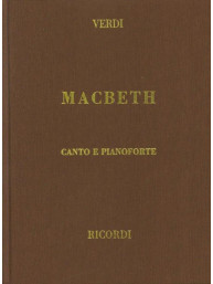 Giuseppe Verdi: Macbeth - IT, Hardcover (noty na klavír, zpěv)