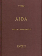 Giuseppe Verdi: Aida - IT, Hardcover (noty na klavír, zpěv)