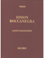 Giuseppe Verdi: Simon Boccanegra - IT, Hardcover (noty na klavír, zpěv)