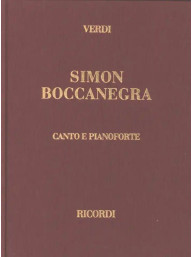 Giuseppe Verdi: Simon Boccanegra - IT, Hardcover (noty na klavír, zpěv)