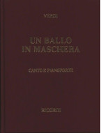 Giuseppe Verdi: Un ballo in maschera - IT, Hardcover (noty na klavír, zpěv)