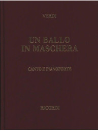 Giuseppe Verdi: Un ballo in maschera - IT, Hardcover (noty na klavír, zpěv)