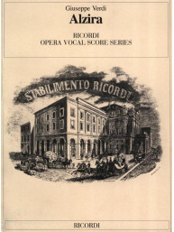 Giuseppe Verdi: Alzira - IT (noty na klavír, zpěv)