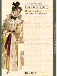 Giacomo Puccini: La Boheme - IT (noty na klavír, zpěv)