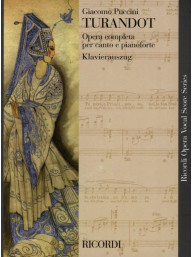 Giacomo Puccini: Turandot - IT/GER (noty na klavír, zpěv)