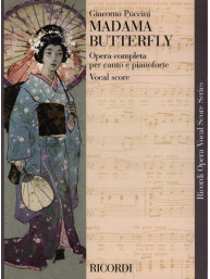 Giacomo Puccini: Madame Butterfly - IT/ENG (noty na klavír, zpěv)